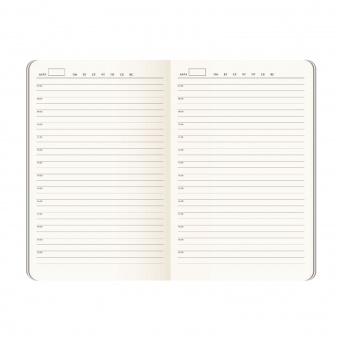 Ежедневник недатированный Marseille BtoBook, черный (без упаковки, без стикера) фото 
