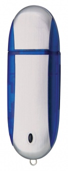 Флешка Ergonomic, синяя, 8 Гб фото 