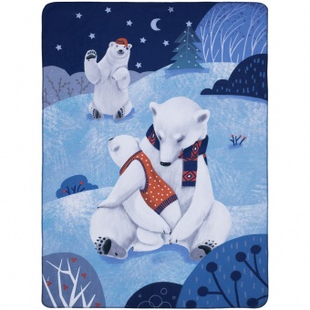 Флисовый плед Wintart Bear фото 