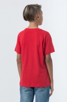 Футболка детская Regent Fit Kids, красная фото 7