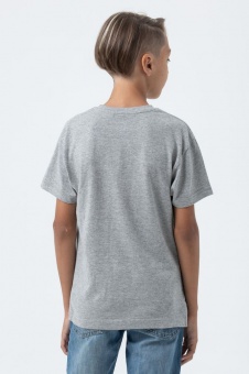 Футболка детская Regent Fit Kids, серый меланж фото 7