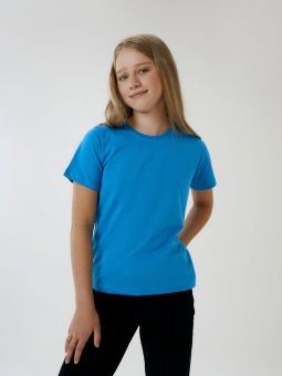 Футболка детская T-Bolka Kids, бирюзовая фото 5