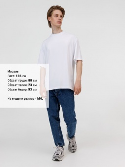 Футболка из бифлекса Morfiss, белая фото 9