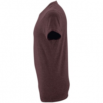 Футболка мужская Regent Fit 150, бордовый меланж фото 5