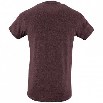 Футболка мужская Regent Fit 150, бордовый меланж фото 7