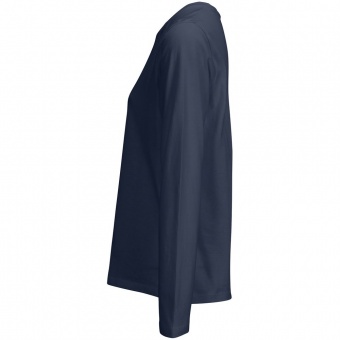 Футболка с длинным рукавом женская Monarch Women, темно-синяя (navy) фото 8