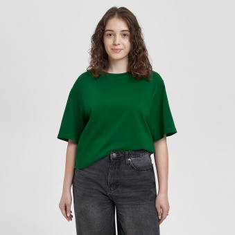Футболка унисекс RUST NEO, 100% хлопок, 240 гр., зеленый, размер 3XL/4XL фото 