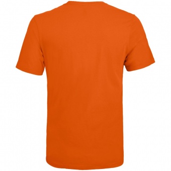 Футболка унисекс Tuner, оранжевая фото 5