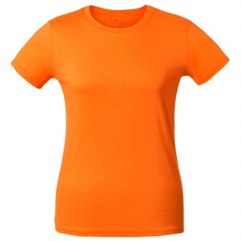 Футболка женская T-bolka Lady, оранжевая фото 8