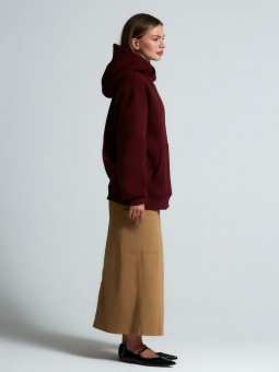Худи Kulonga Oversize, бордовое фото 16