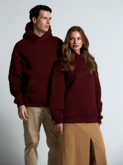 Худи Kulonga Oversize, бордовое фото 9