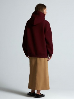 Худи Kulonga Oversize, бордовое фото 10