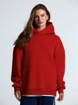 Худи Kulonga Oversize, красное фото 9