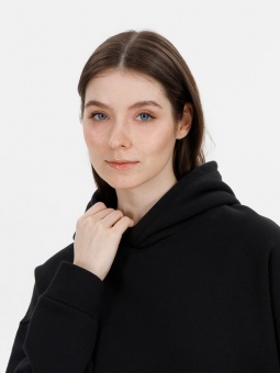Худи оверсайз унисекс Snuggie, черное фото 9