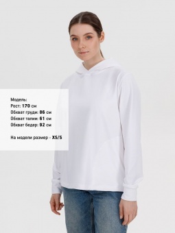 Худи унисекс Morfiss, белое фото 4