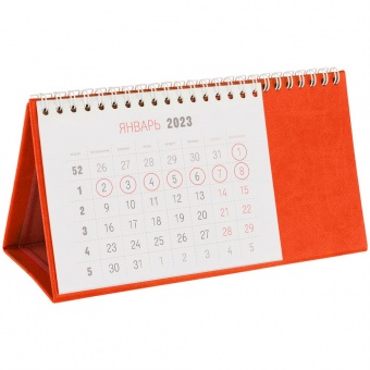 Календарь настольный Brand, оранжевый фото 