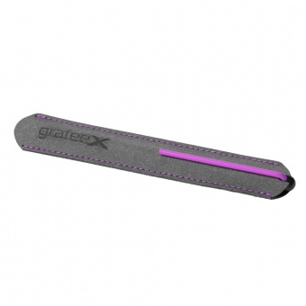 Карандаш GrafeeX в чехле, черный с фиолетовым фото 
