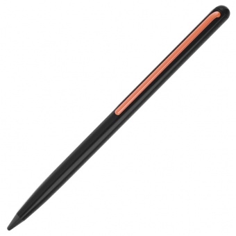 Карандаш GrafeeX в чехле, черный с оранжевым фото 