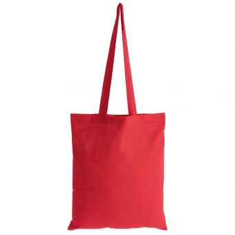 Холщовая сумка Basic 105, красная фото 
