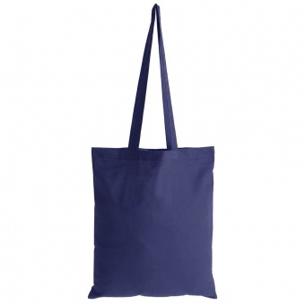 Холщовая сумка Basic 105, синяя фото 