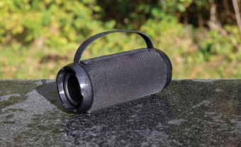 Колонка Soundboom с защитой от воды IPX4 из переработанного пластика RCS, 6 Вт фото 