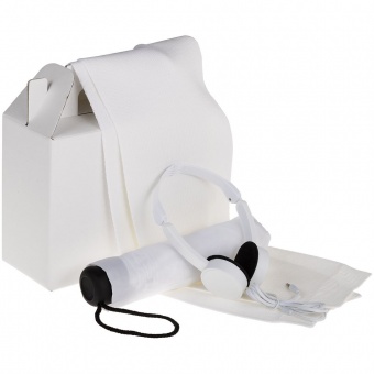 Коробка In Case S, ver.2, белая с крафтовым оборотом фото 