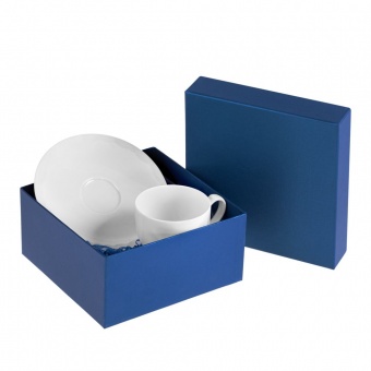 Коробка Satin, малая, синяя фото 