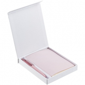 Коробка Shade под блокнот и ручку, белая фото 