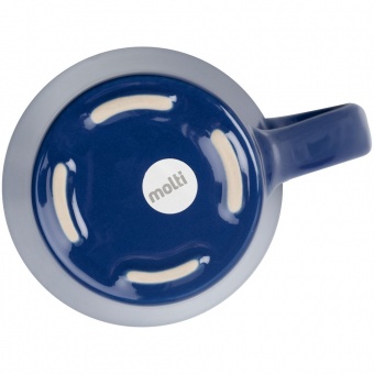 Кружка Modern Bell Classic, глянцевая, темно-синяя фото 