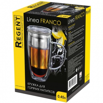 Кружка с ситом для заваривания Linea Franco фото 