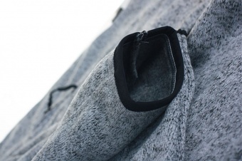 Куртка флисовая мужская Richmond, серый меланж фото 7