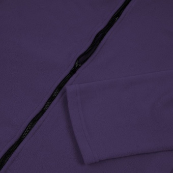 Куртка флисовая унисекс Manakin, фиолетовая фото 2