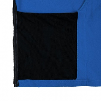 Куртка флисовая унисекс Manakin, ярко-синяя фото 9