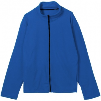 Куртка флисовая унисекс Manakin, ярко-синяя фото 11