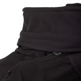Куртка мужская Hooded Softshell черная фото 6