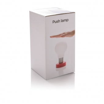 Лампа Push, красный фото 
