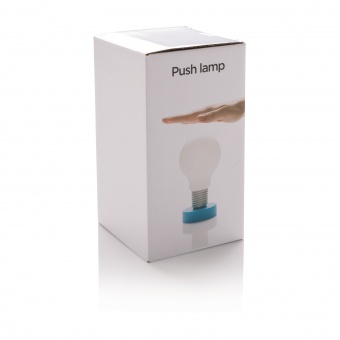 Лампа Push, синий фото 