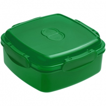 Ланчбокс Cube, зеленый фото 
