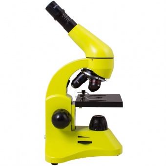 Монокулярный микроскоп Rainbow 50L с набором для опытов, зеленое яблоко фото 