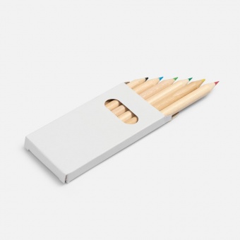 Набор цветных карандашей Pencilvania Mini, белый фото 