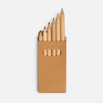 Набор цветных карандашей Pencilvania Mini, крафт фото 