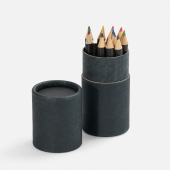 Набор цветных карандашей Pencilvania Tube Plus, черный фото 