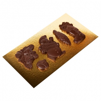 Набор фигурного шоколада Choco New Year на заказ фото 