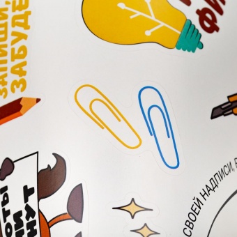 Наклейки бумажные Sticker Pack на заказ, S фото 