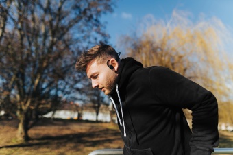 Наушники Urban Vitamin Glendale из переработанного пластика RCS с воздушной проводимостью фото 