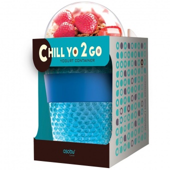 Охлаждающий контейнер Chill Yo 2 Go, розовый фото 