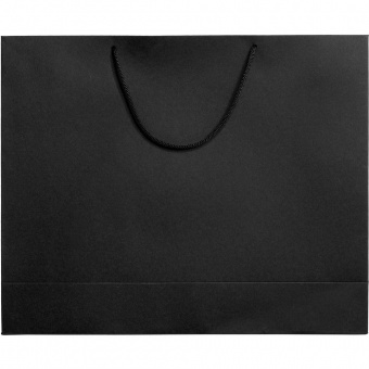 Пакет бумажный Ample Tote L, черный фото 
