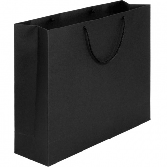 Пакет бумажный Ample Tote L, черный фото 