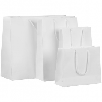 Пакет бумажный с ламинацией Lami Tote S, белый фото 