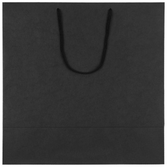 Пакет бумажный Porta L, черный фото 